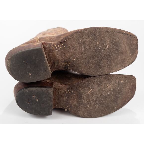 Nocona Legacy MD2711 Western Boots Mens Size 8 D Brown Leather Square Toe - Picture 4 of 6